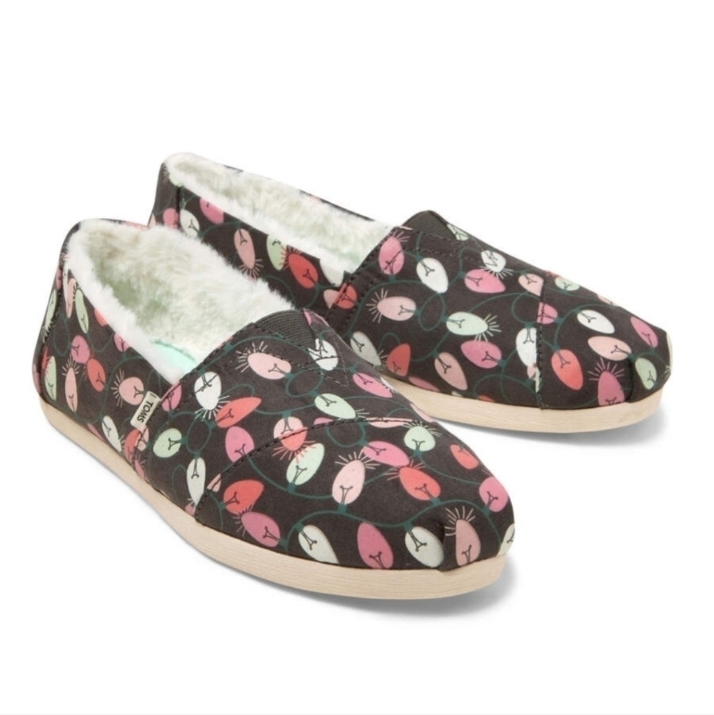 TOMS Alpargata Tree Lights women size 8 glow in the dark